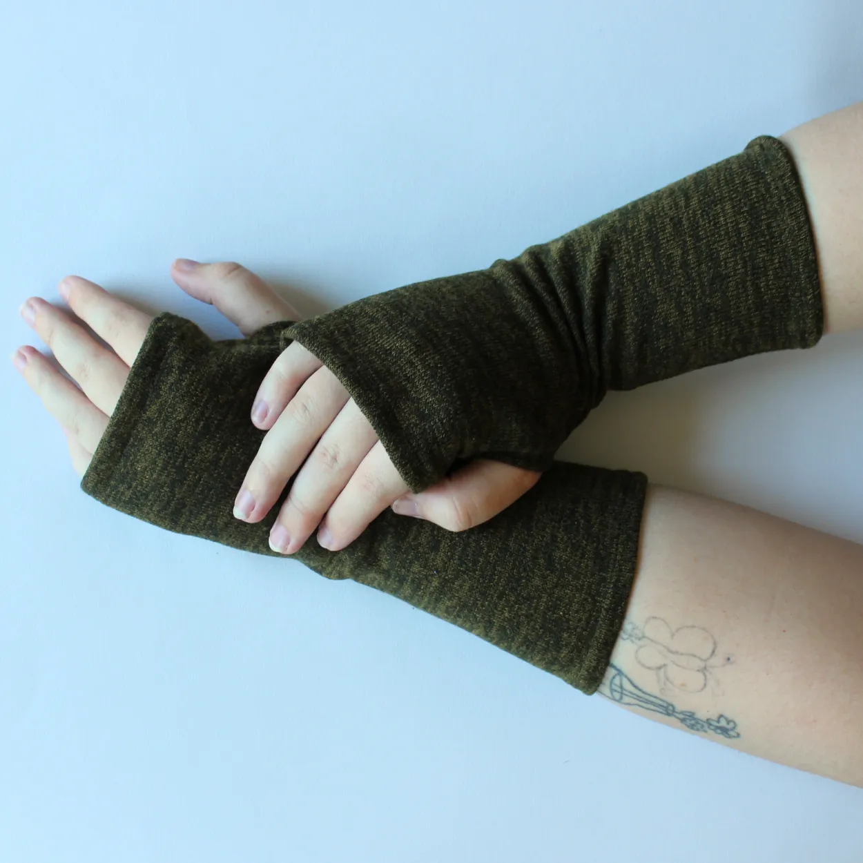 Autumn Knit Fingerless Gloves