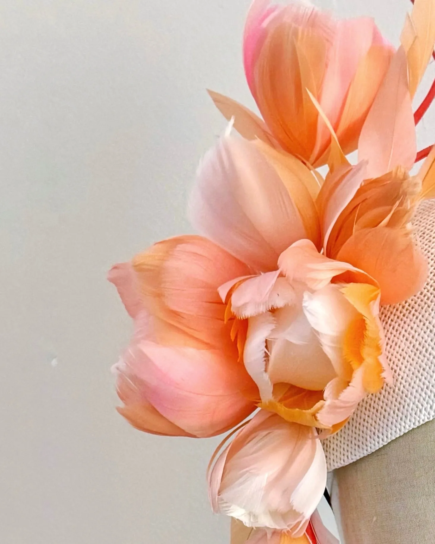 Blooms Hat - just peachy