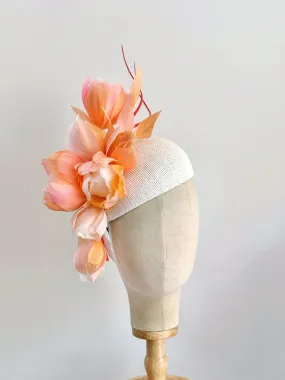 Blooms Hat - just peachy