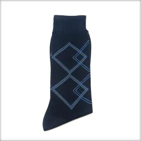 Blue Socks For Men – Cotton Socks AC – KL-18