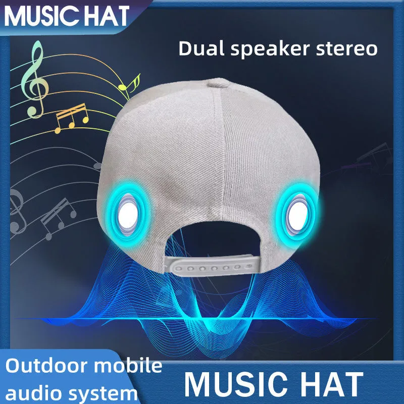 Bluetooth-compatible Music Hat Tennis Music Listening