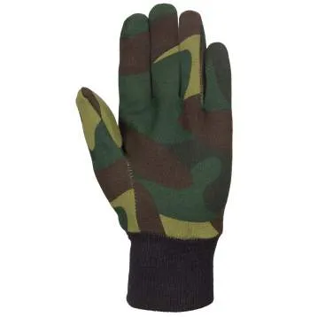 Camo Jersey Work Gloves