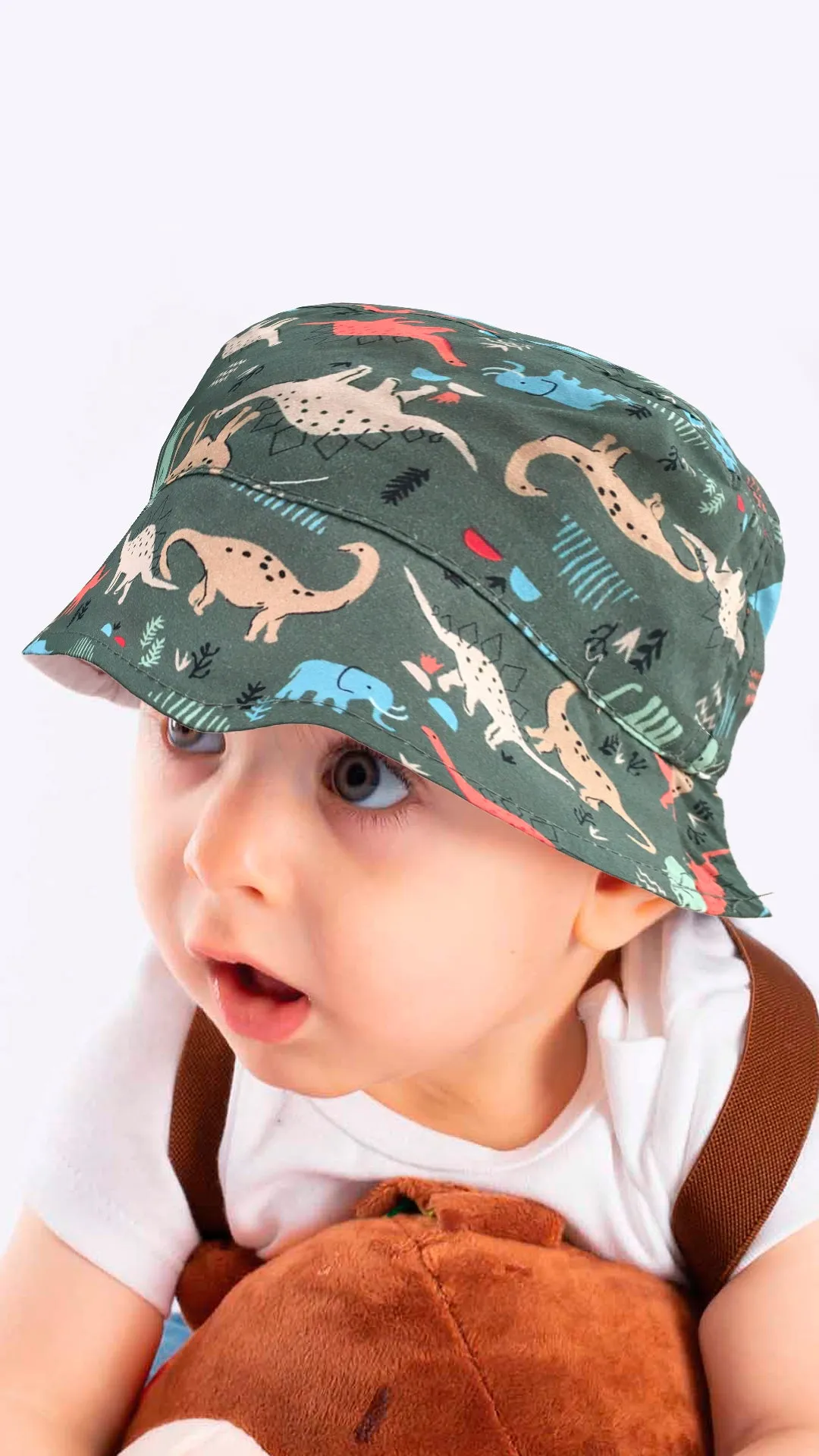 Cartoon Animal Printed Stylish -Baby Fedora Hat 1-3 Years