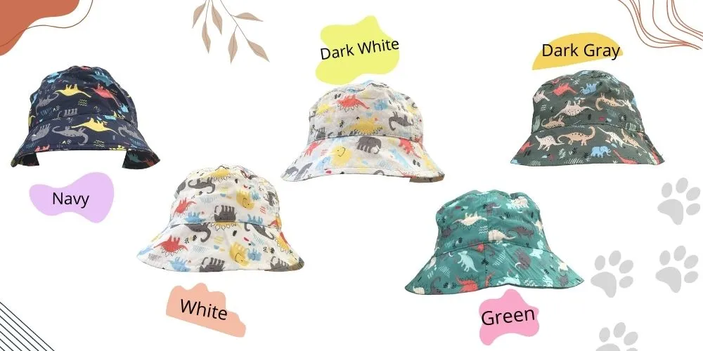 Cartoon Animal Printed Stylish -Baby Fedora Hat 1-3 Years