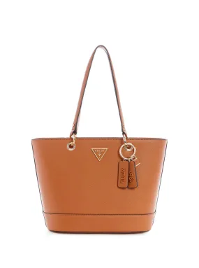 Cognac Brown Noelle Small Elite Tote Bag