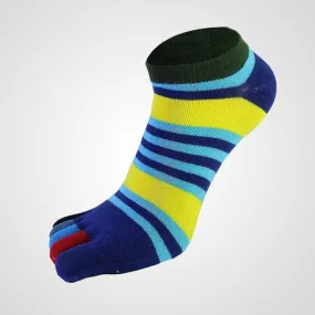 Colorful Striped Toe Socks