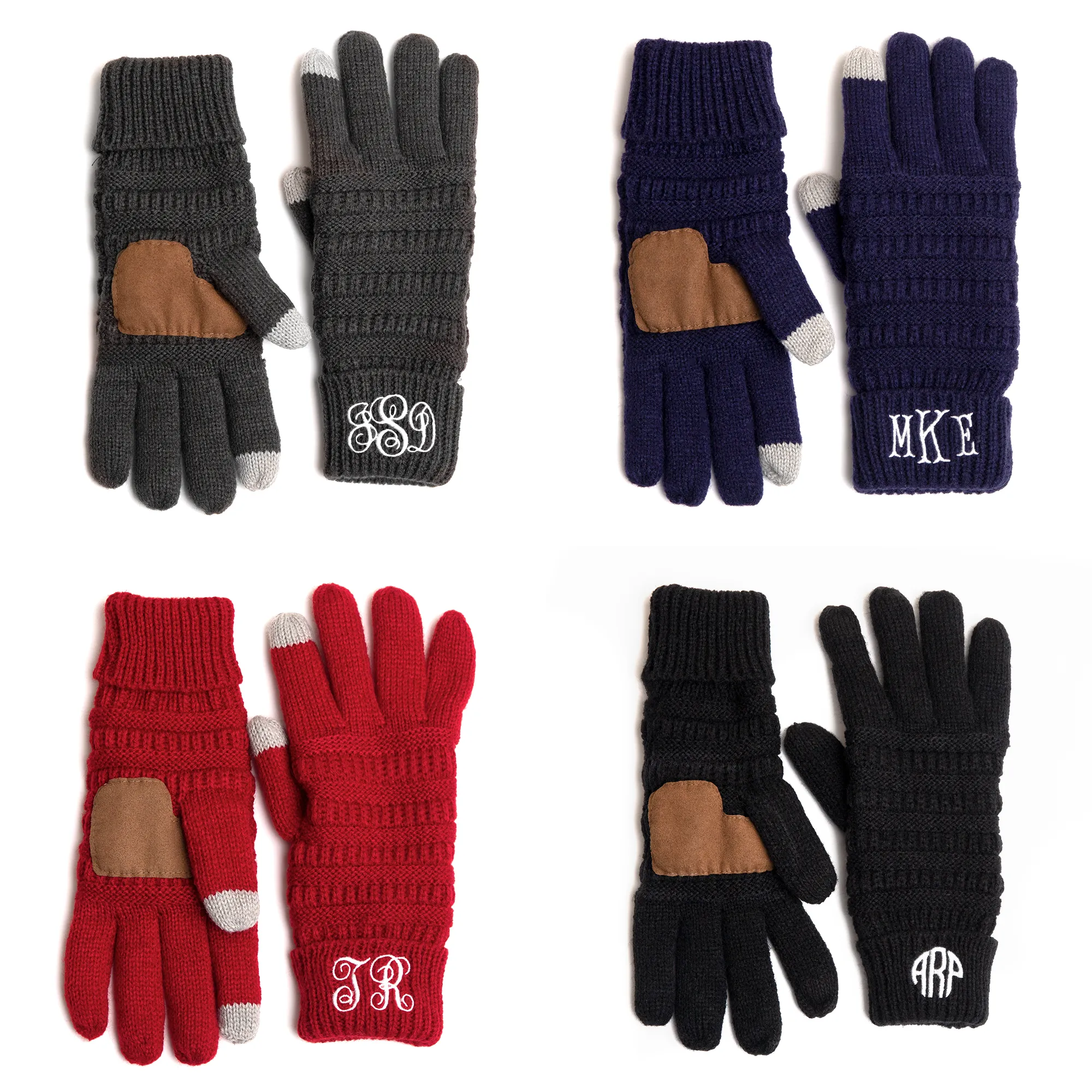 Cozy Monogrammed Gloves