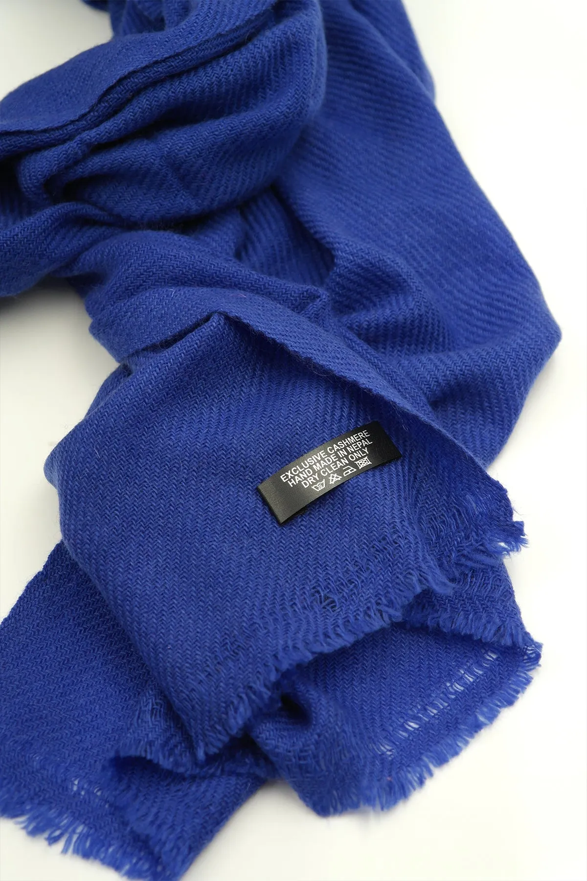 Dark Blue Pashmina Shawls for Women