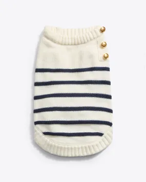 Dog Sweater in Mariner Stripe