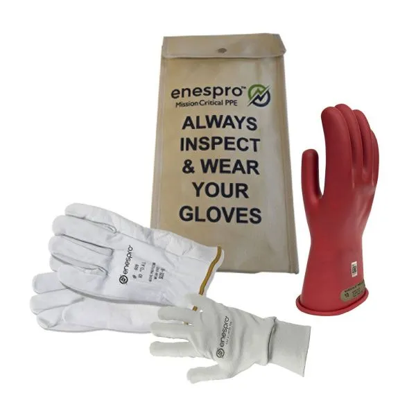 ENESPRO RUBBER VOLTAGE GLOVE PREMIUM KIT - CLASS 00