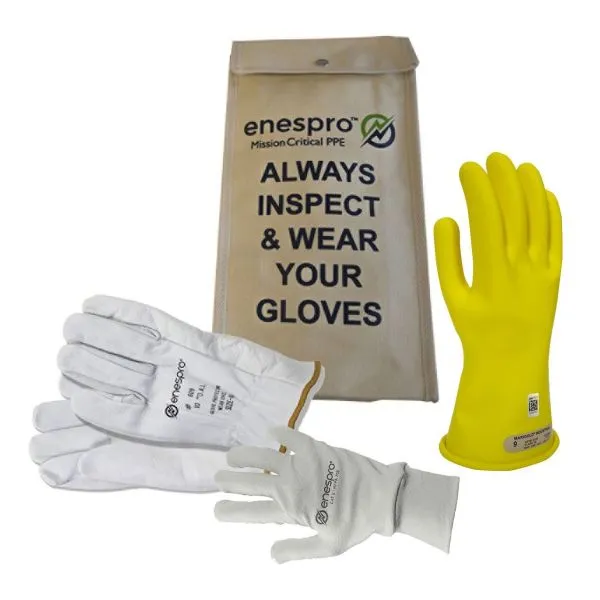 ENESPRO RUBBER VOLTAGE GLOVE PREMIUM KIT - CLASS 00