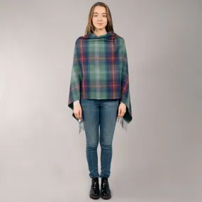 Georgia Poncho in Hame Tartan