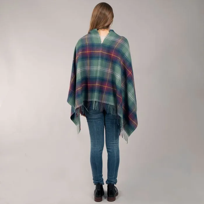 Georgia Poncho in Hame Tartan