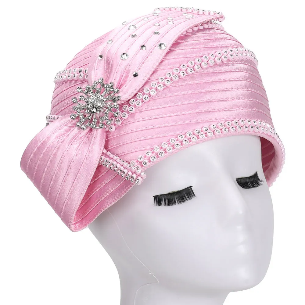 Giovanna Church Hat HR22107-Soft Pink