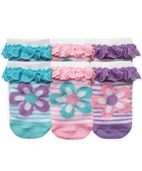 Jefferies - 3 Pack Daisy Eyelet Socks