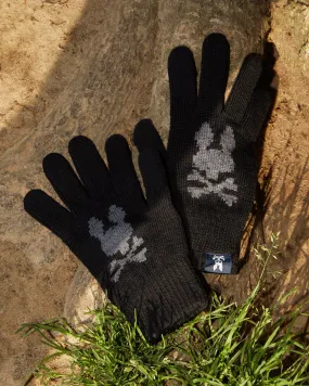 MENS MERINO WOOL GLOVES WITH TECH FINGER - B6A998U1GL