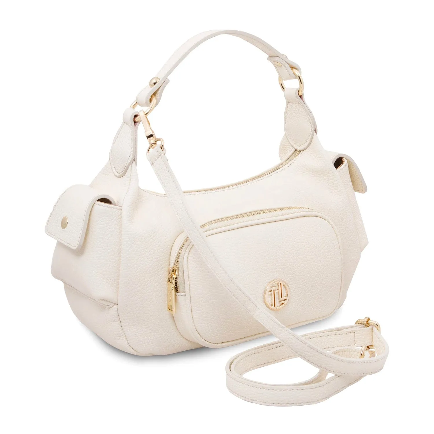 Olivia - Italian leather baguette bag | TL142396