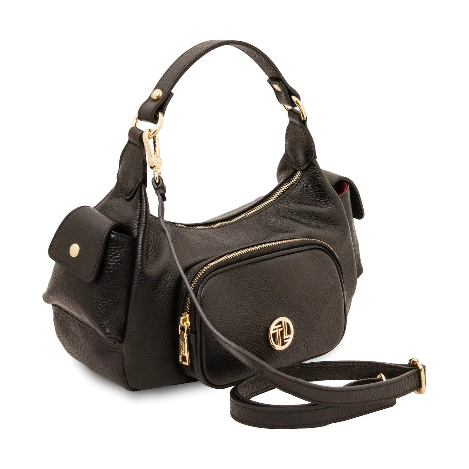 Olivia - Italian leather baguette bag | TL142396