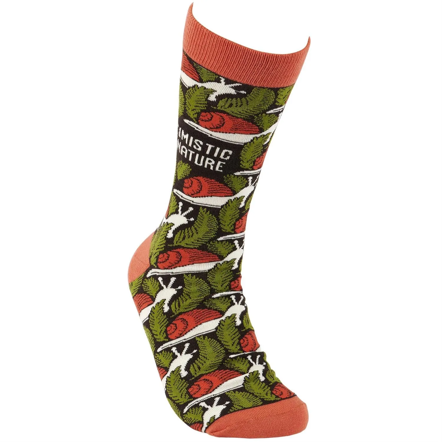 Optimistic by Nature Socks | Snail Pattern Design