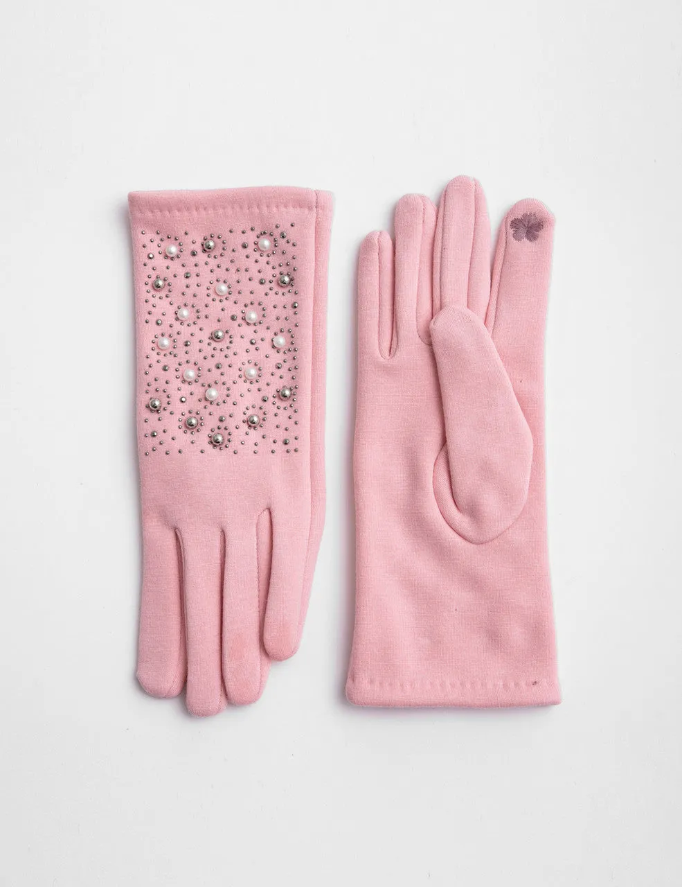 Pearl & Bling Texting Gloves (Only 1 Black Left!)