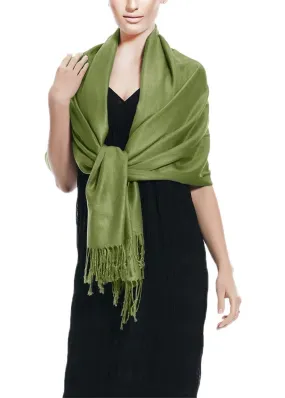 Sage Pashmina Shawl Wrap Scarf