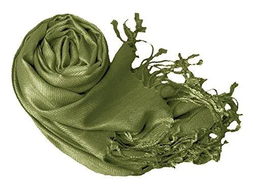 Sage Pashmina Shawl Wrap Scarf