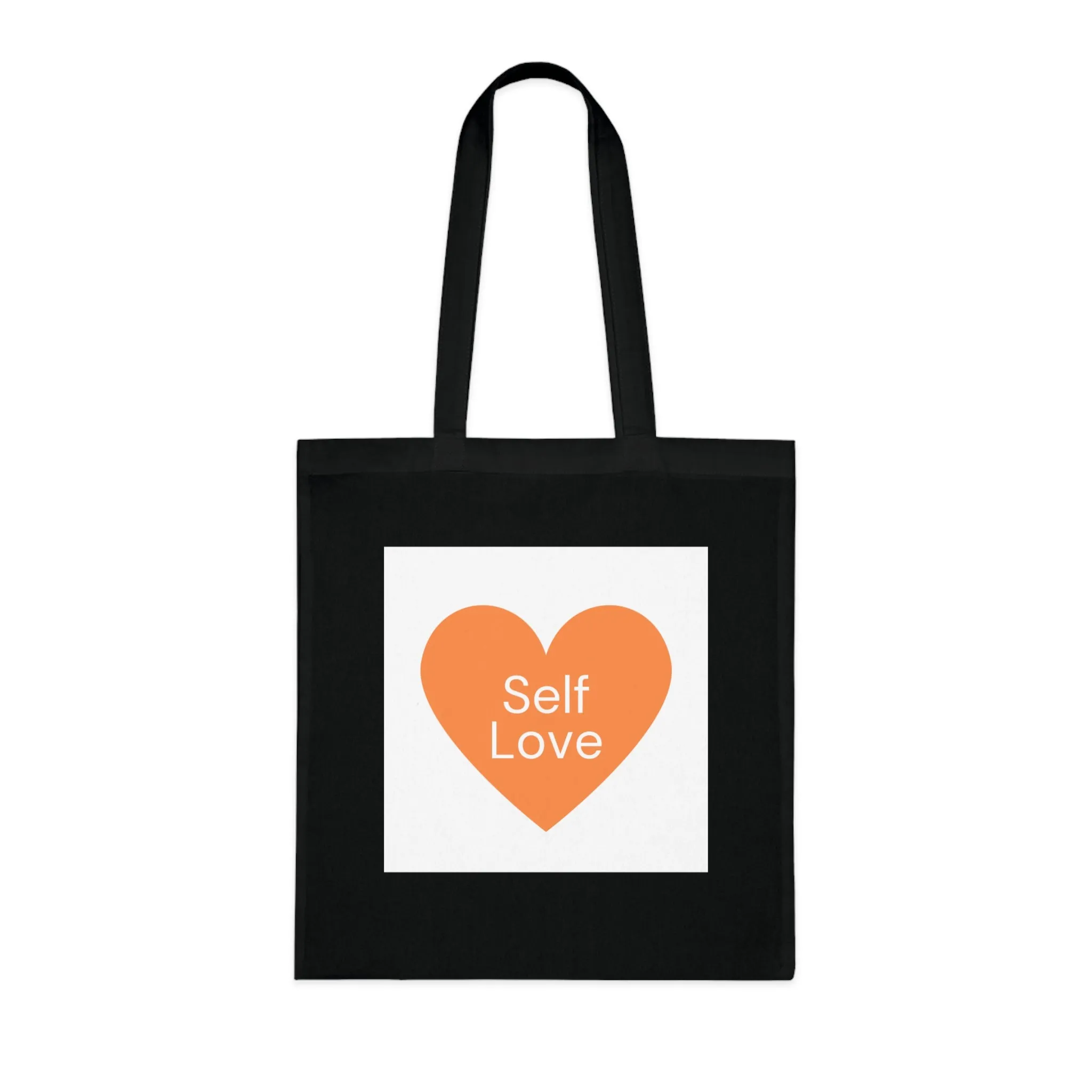 Self Love Cotton Tote Bag - Eco-Friendly Shopping Bag for Everyday Use