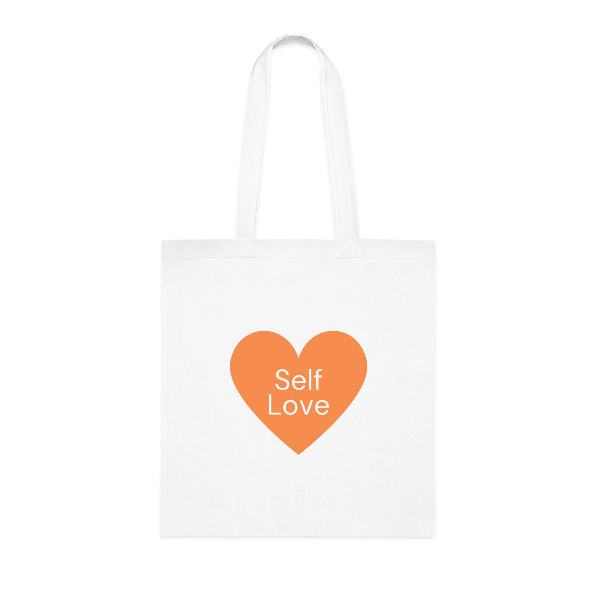 Self Love Cotton Tote Bag - Eco-Friendly Shopping Bag for Everyday Use