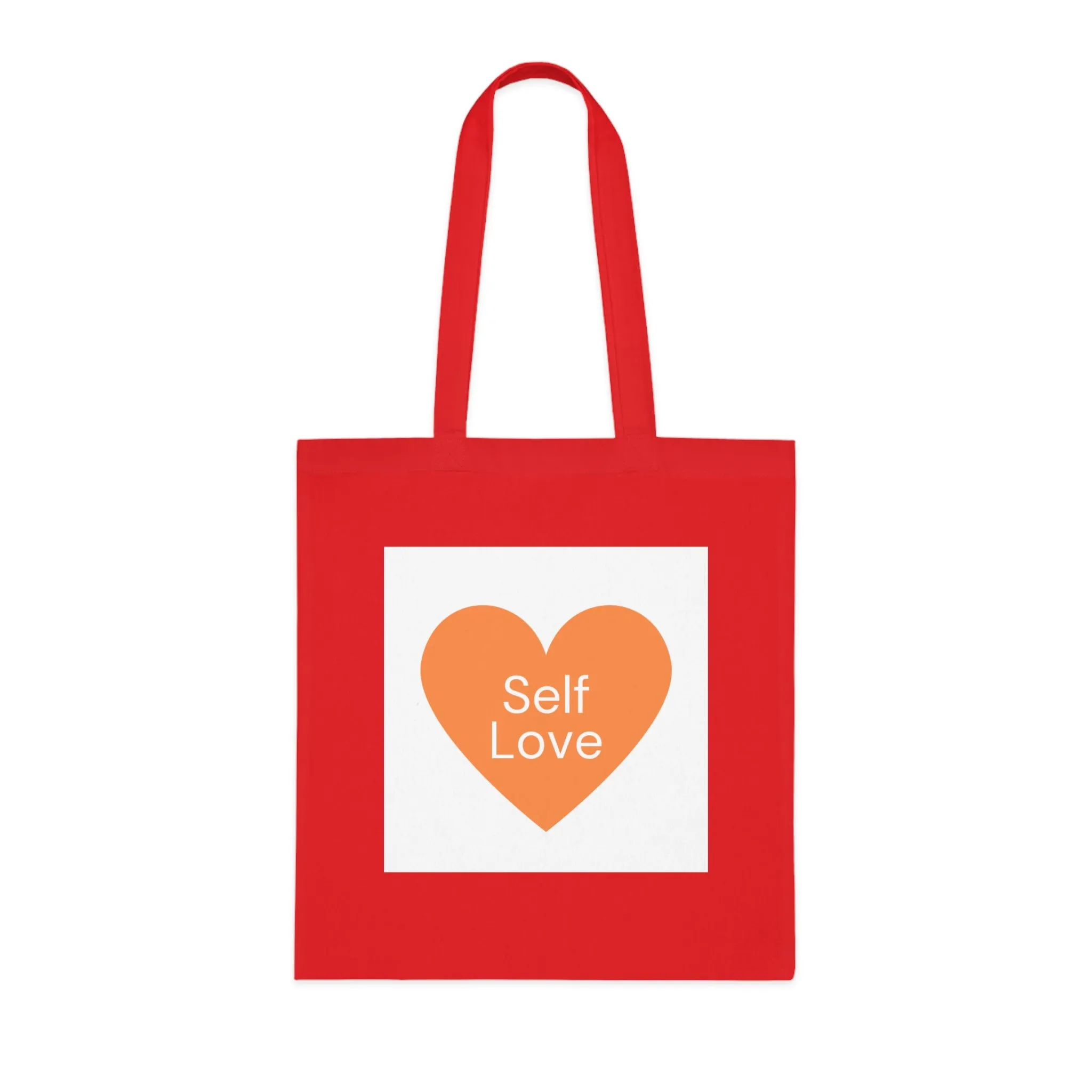 Self Love Cotton Tote Bag - Eco-Friendly Shopping Bag for Everyday Use