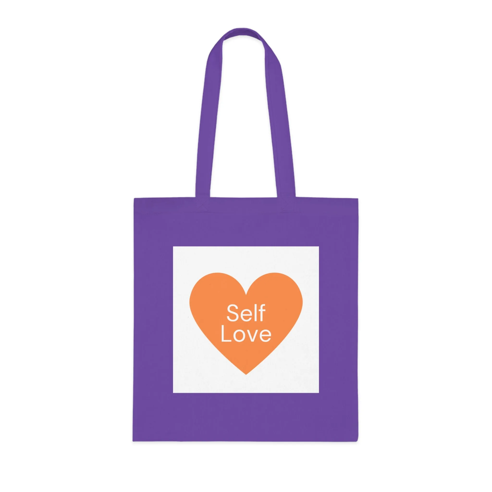 Self Love Cotton Tote Bag - Eco-Friendly Shopping Bag for Everyday Use