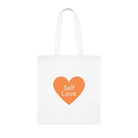 Self Love Cotton Tote Bag - Eco-Friendly Shopping Bag for Everyday Use