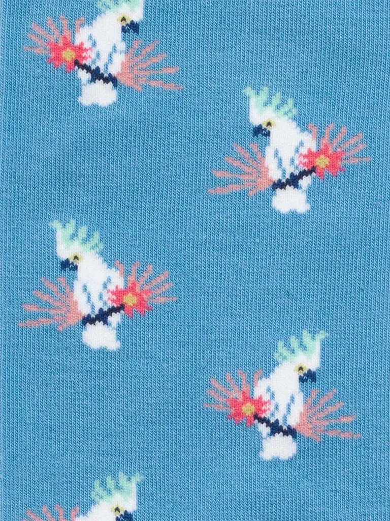 socks - tropical birds of paradise