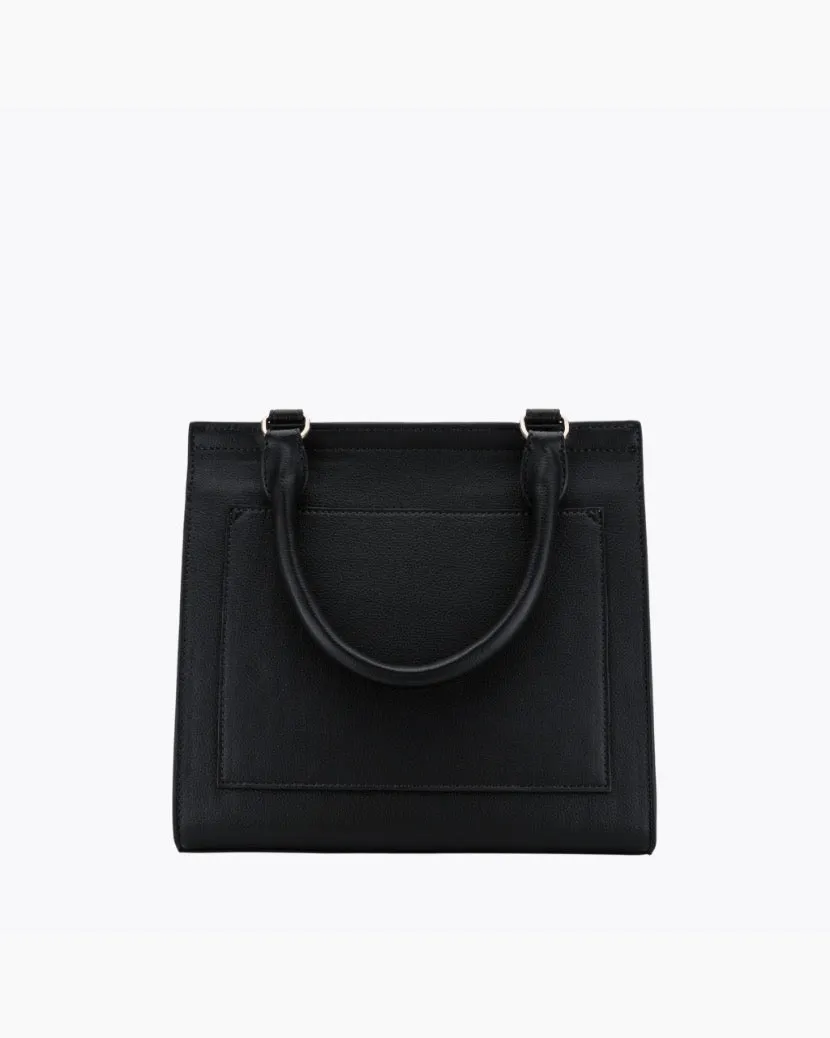 The Luncher - Black | Designer Lunch Bags & Totes