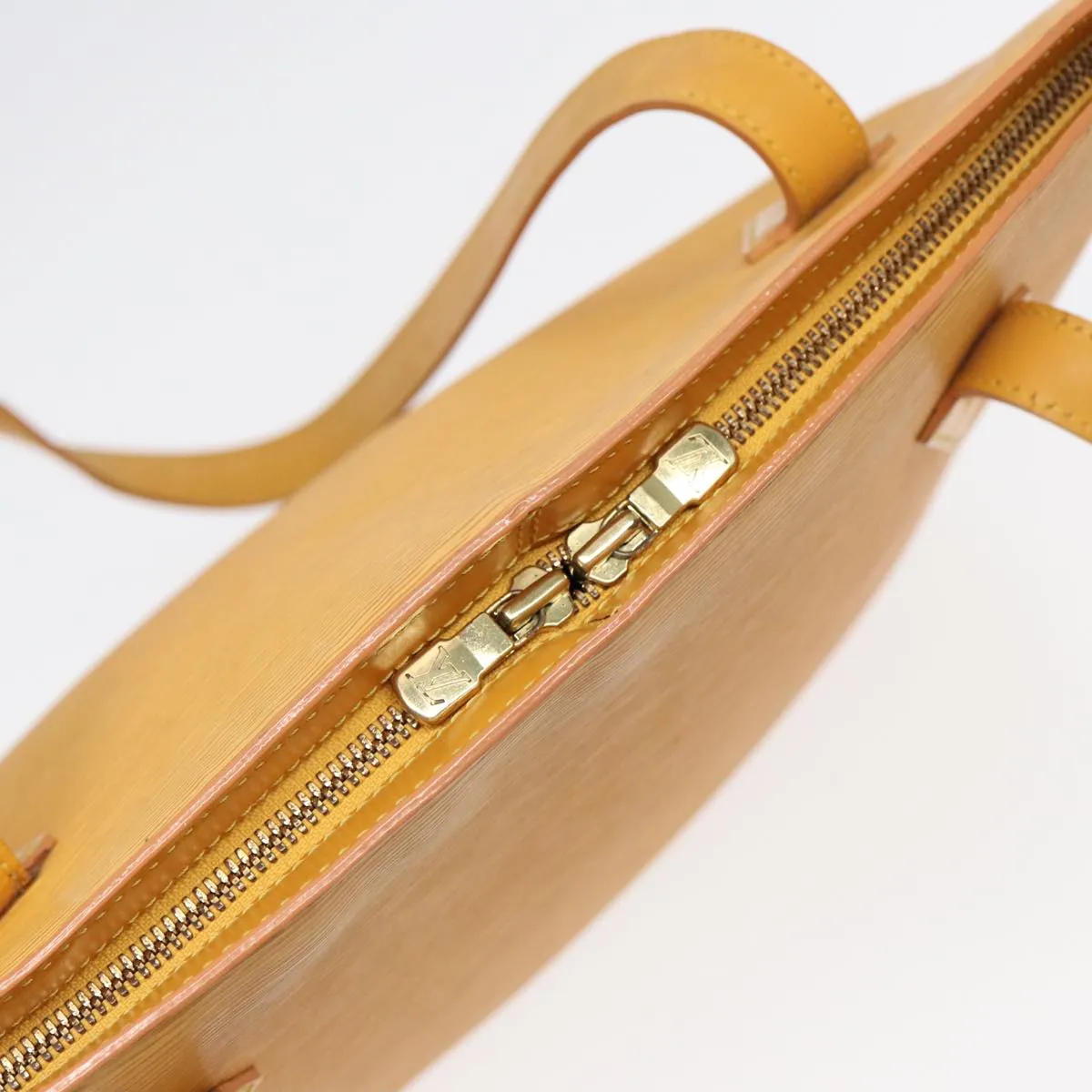 Trendy Inspired Louis Vuitton Epi Lussac Shoulder Bag Yellow M52289 Lv Auth 87935