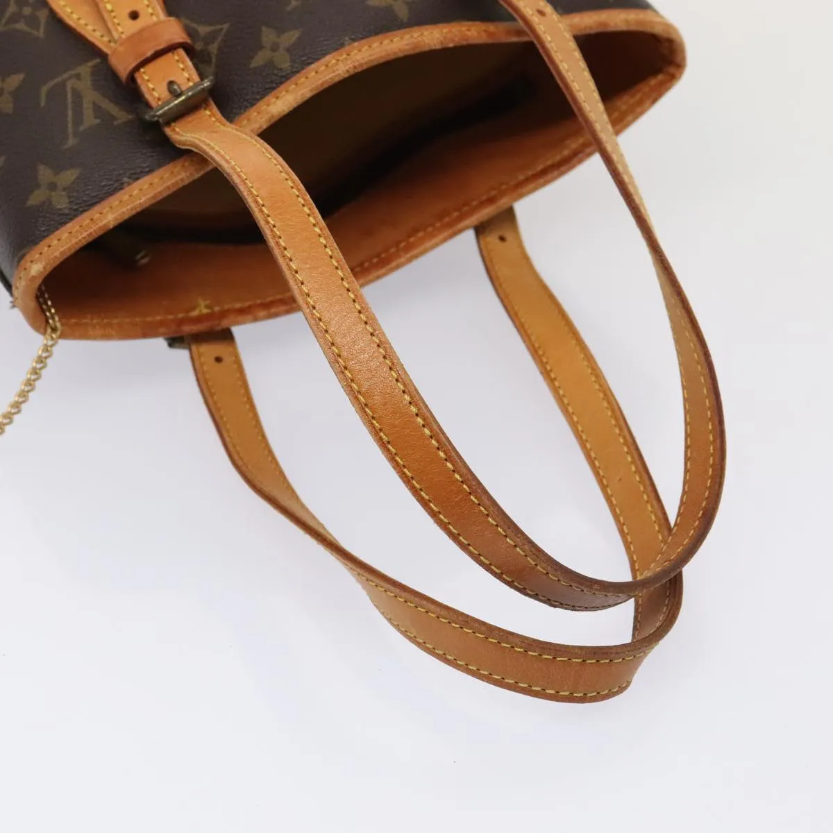 Trendy Inspired Louis Vuitton Monogram Bucket Pm Shoulder Bag M42238 Lv Auth Bs17397