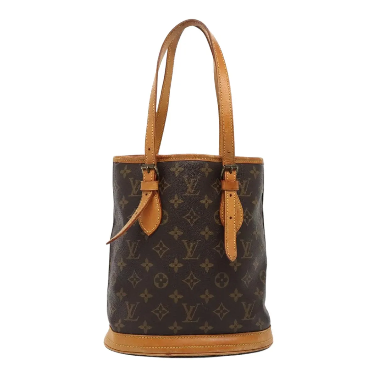 Trendy Inspired Louis Vuitton Monogram Bucket Pm Shoulder Bag M42238 Lv Auth Bs17397