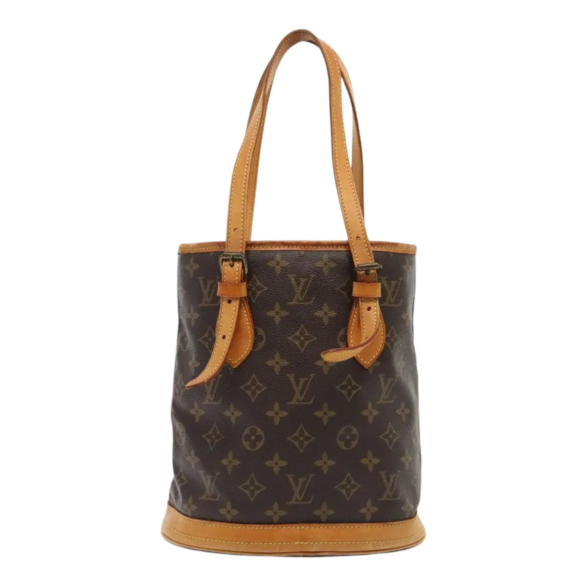 Trendy Inspired Louis Vuitton Monogram Bucket Pm Shoulder Bag M42238 Lv Auth Bs17397