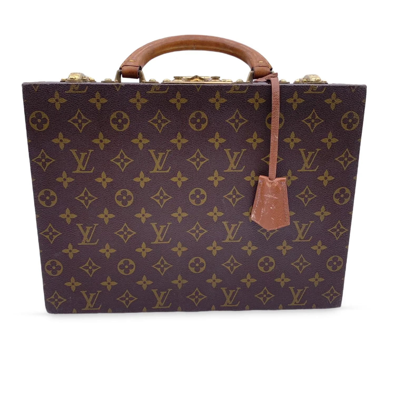 Trendy Inspired Louis Vuitton Monogram Canvas Boite Bijoux Jewelry Case Travel Bag