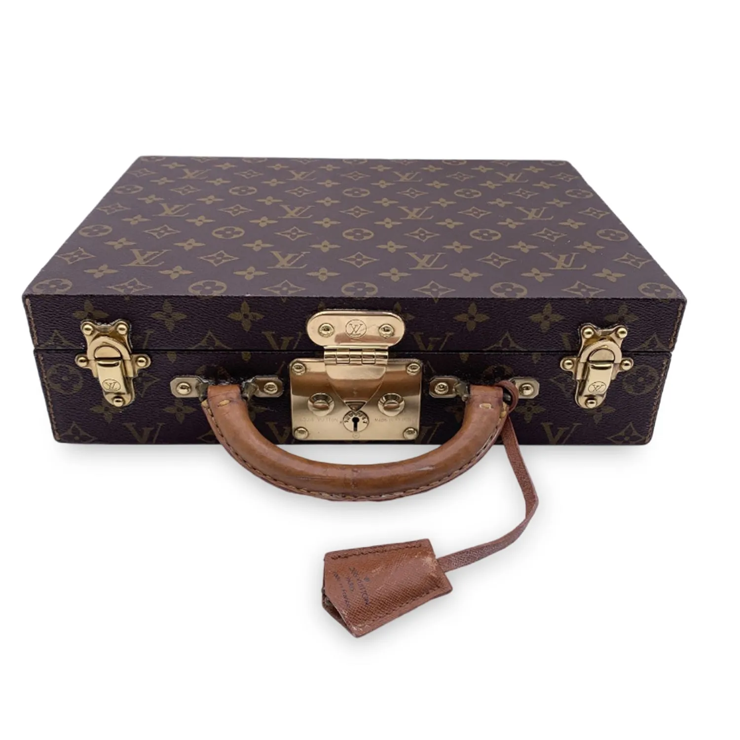 Trendy Inspired Louis Vuitton Monogram Canvas Boite Bijoux Jewelry Case Travel Bag