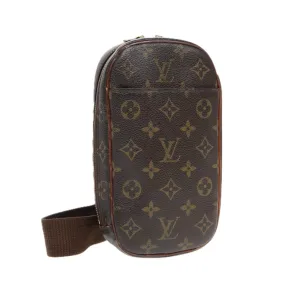 Trendy Inspired Louis Vuitton Monogram Pochette Gange Shoulder Bag M51870 Lv Auth 87597