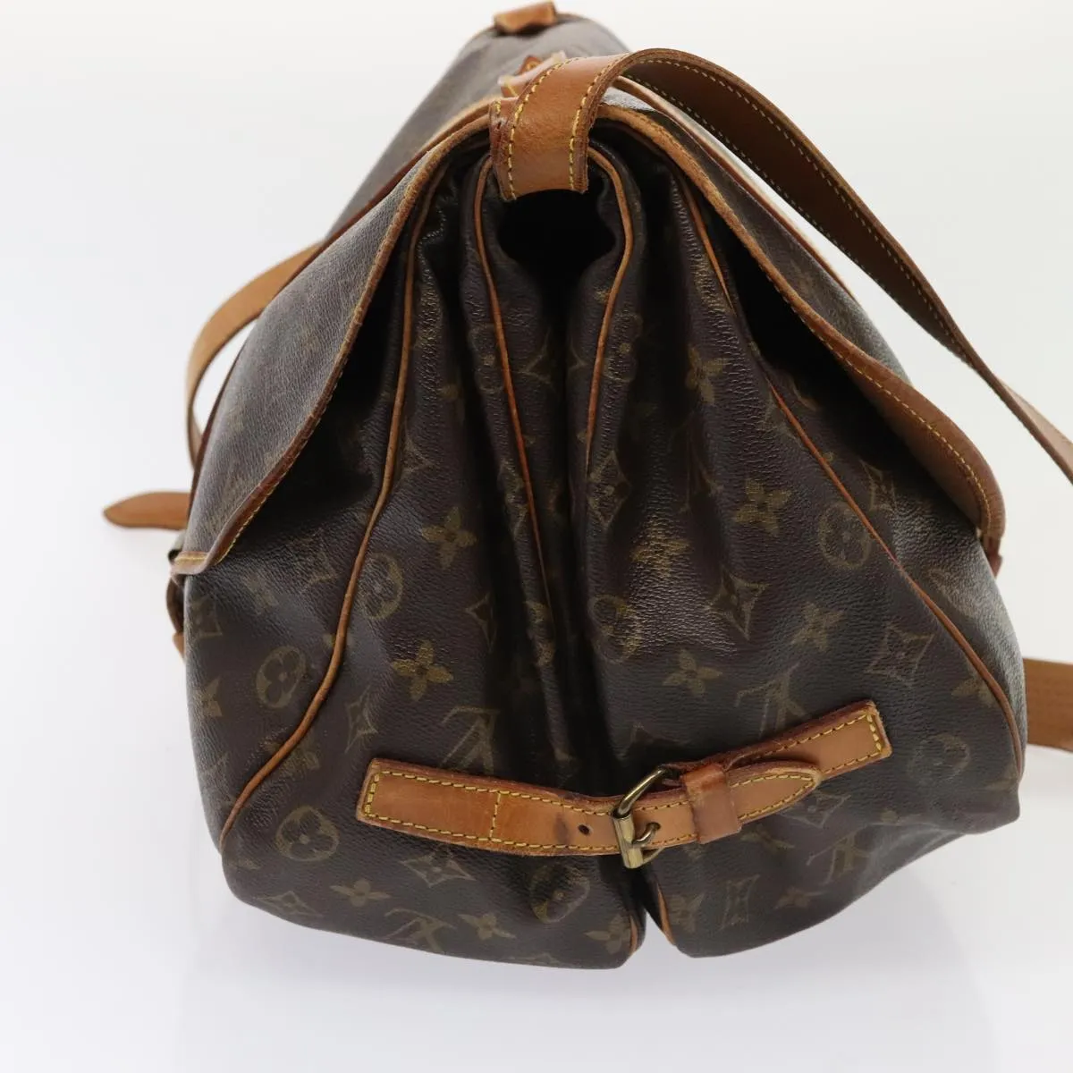 Trendy Inspired Louis Vuitton Monogram Saumur 35 Shoulder Bag M42254 Lv Auth 74367