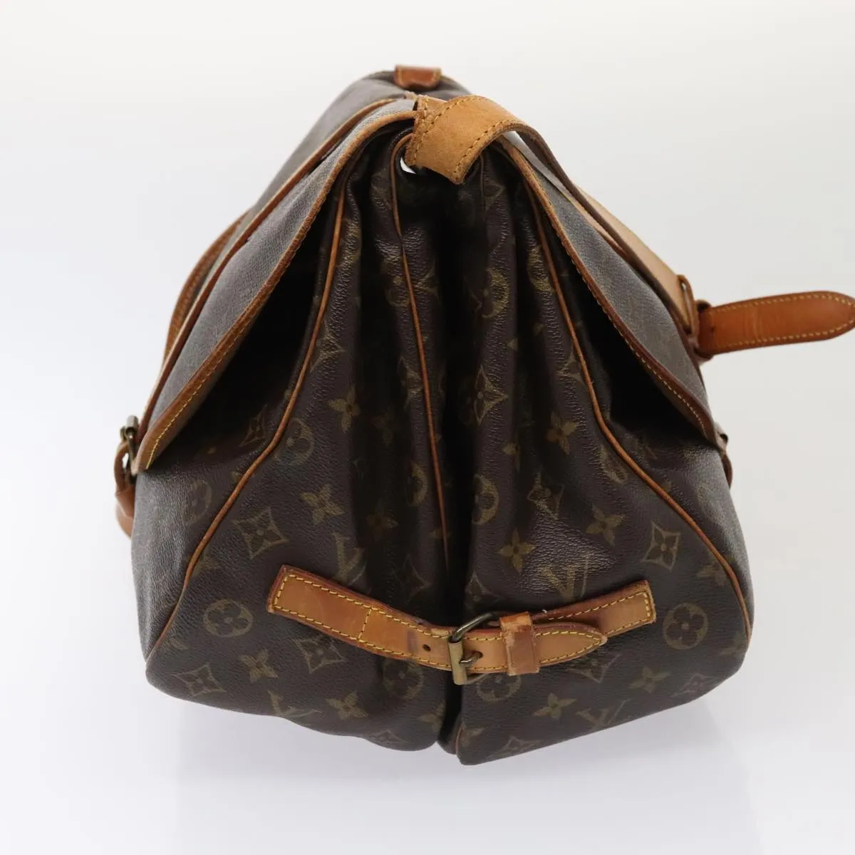 Trendy Inspired Louis Vuitton Monogram Saumur 35 Shoulder Bag M42254 Lv Auth 74367