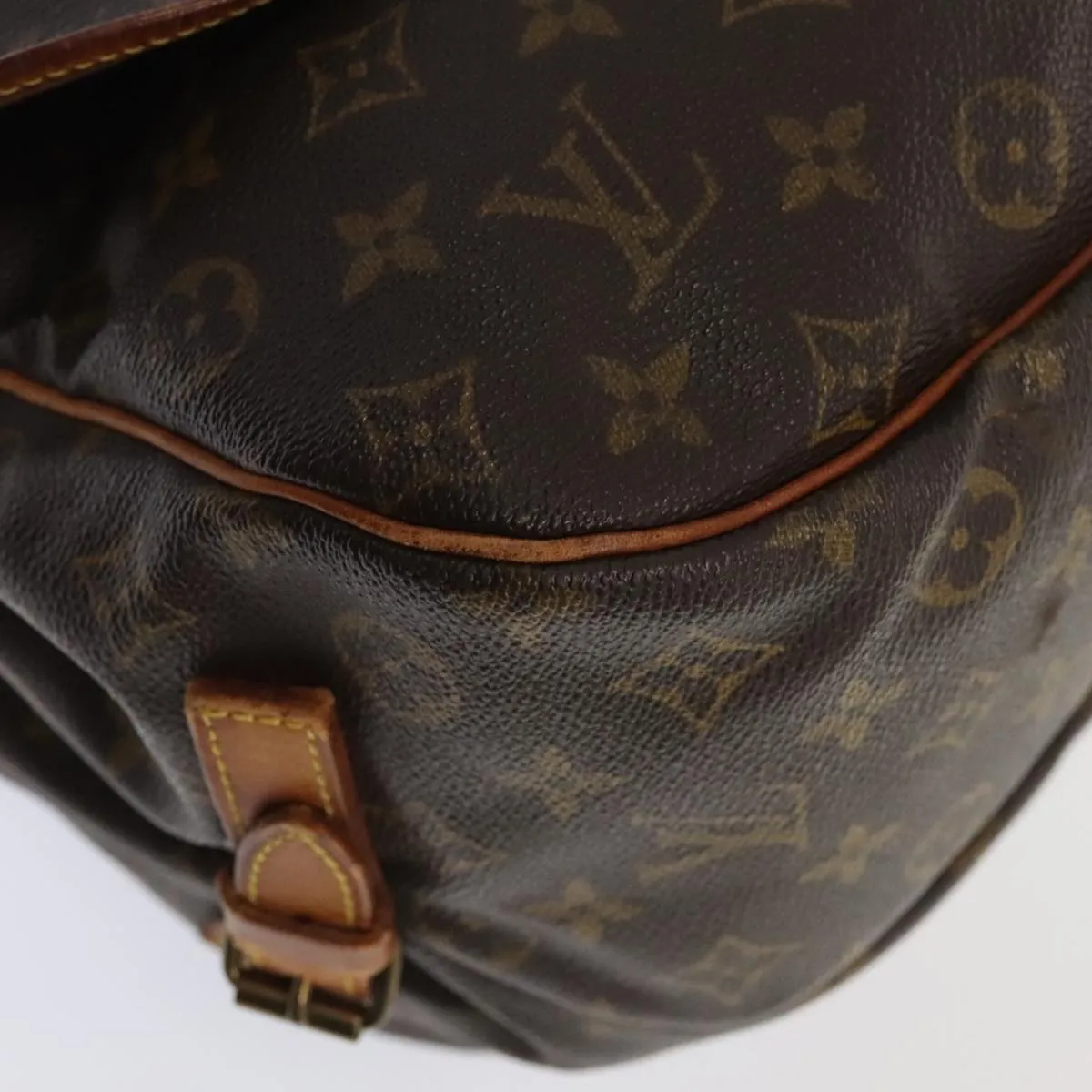 Trendy Inspired Louis Vuitton Monogram Saumur 35 Shoulder Bag M42254 Lv Auth 74367