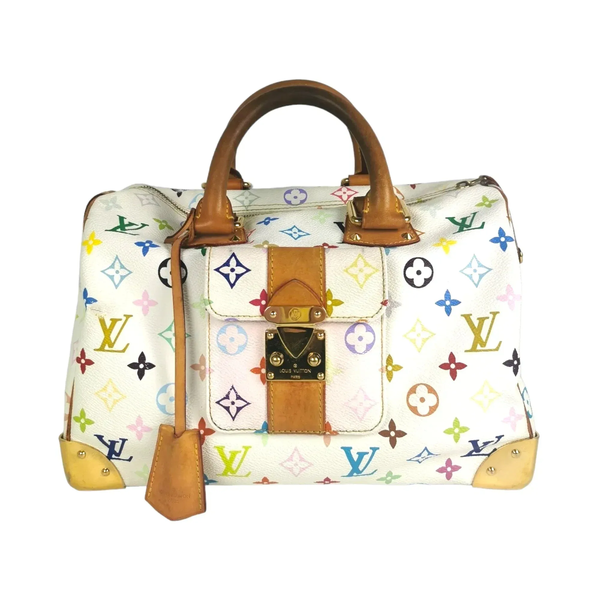 Trendy Inspired Louis Vuitton Speedy 30 Multicolor Monogram Canvas