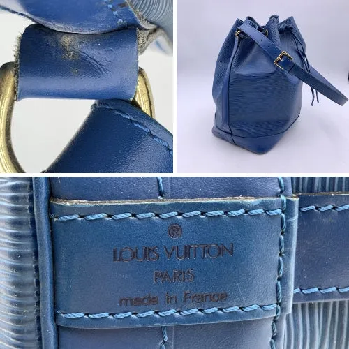 Trendy Inspired Louis Vuitton Vintage Blue Epi Leather Noe Noe Bucket Shoulder Bag