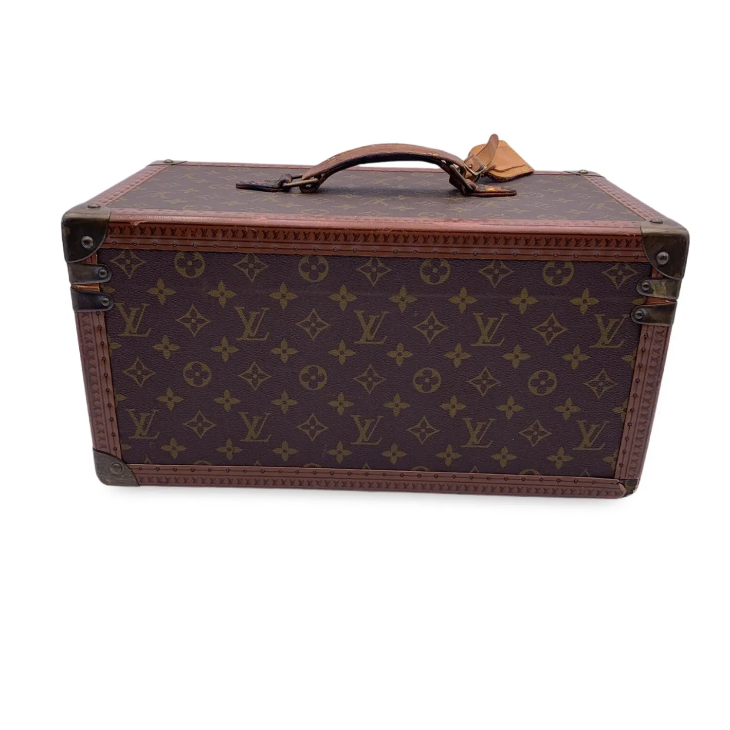 Trendy Inspired Louis Vuitton Vintage Monogram Train Case Boite Bouteille Et Glace