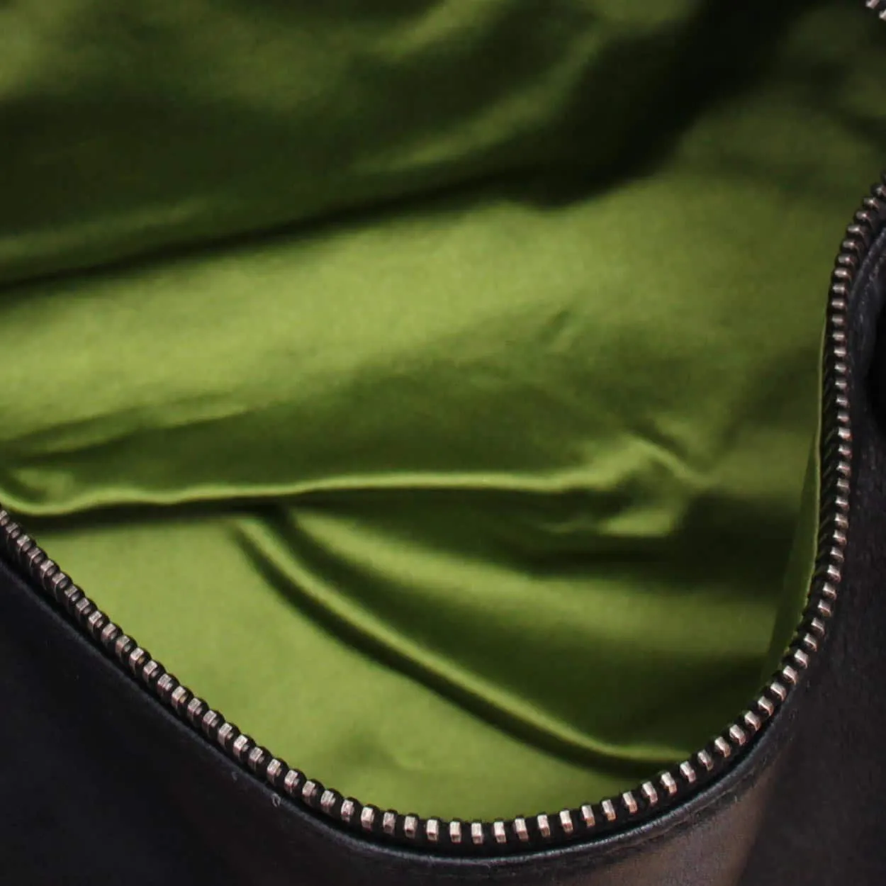 Trendy Inspired Prada Leather Shoulder Bag Black/green