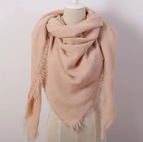 Unique Style Women's Solid Winter Warm Scarf