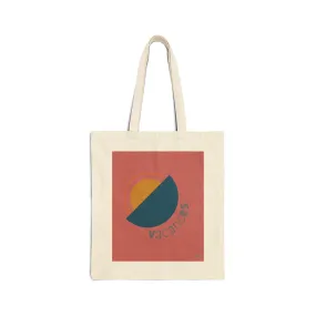 Vacances Cotton Canvas Tote Bag