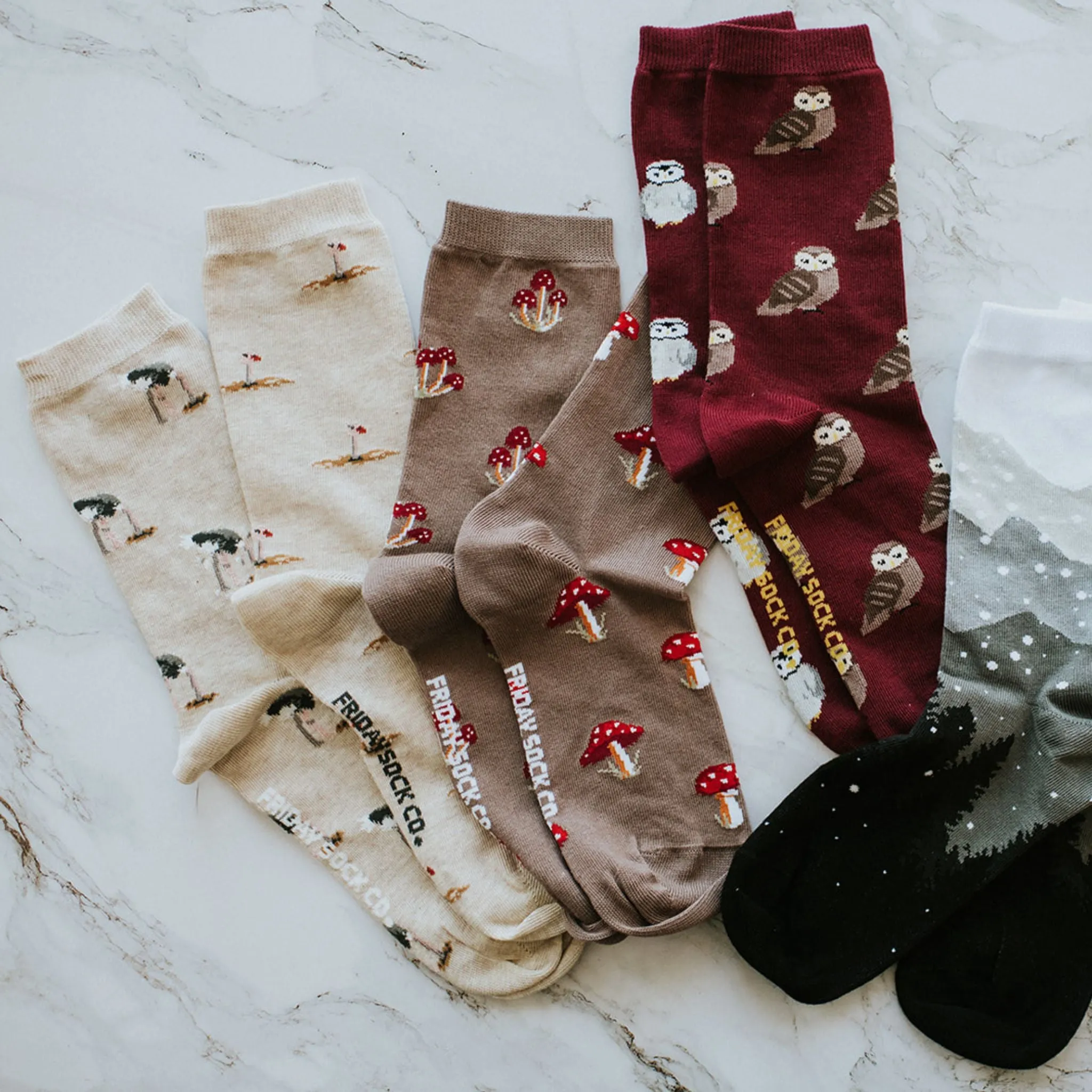 Women's Mushroom Socks